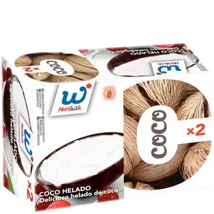Coco helado 2 unidades