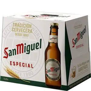 Cerveza lager pack botellín 12x25 cl