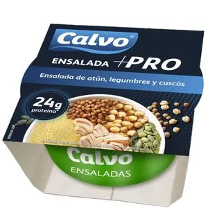 Ensalada +pro atún,legumbre y cuscús 190g