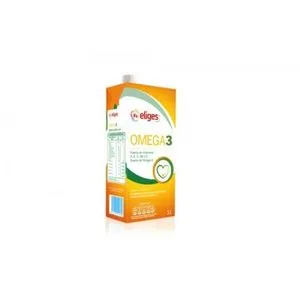 Leche desnatada omega 3 1 l