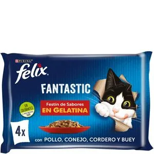 Fantastic gelatinas de carnes 4x100 g