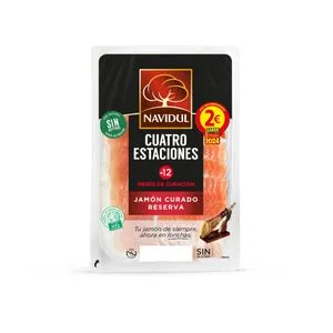 Jamón cuatro estaciones lonchas 96 g