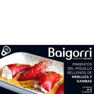 Pimiento relleno de merluza y gamba 220 g