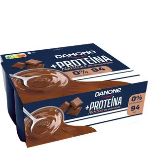 Natilla de chocolate con proteína 4x120 gr