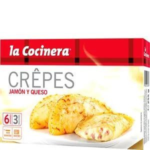 Crepes de jamón y queso 255 g