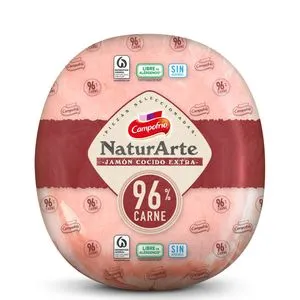 Jamón cocido 96% al corte