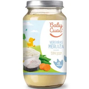 Tarrito de verduras y merluza 250 g