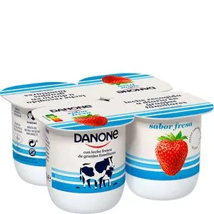 Yogur sabor fresa 4x120 g
