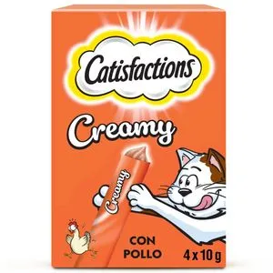 Creamy pollo para gatos 4x10 g
