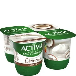 Yogur cremoso sabor coco 4x115 g