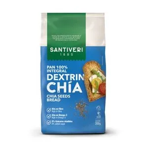 Pan integral dextrin con chía 20 unidades 300 g