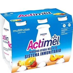 Yogur líquido multifruta 6x100 g