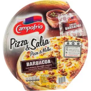 Pizza carne picada barbacoa con salsa 410 g