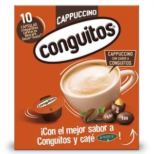 Café cappuccino Conguitos 10 cápsulas