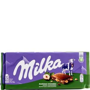 Chocolate con avellanas troceadas 125 g