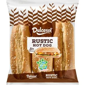 Pan hot dog 6 unidades 330 g