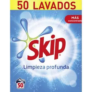 Detergente en polvo 50 lavados
