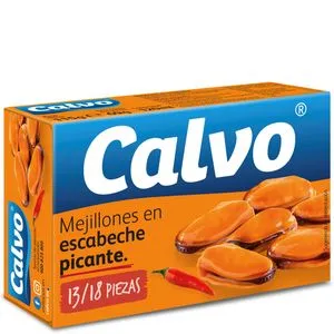 Mejillon picante en escabeche 14/19 115 g