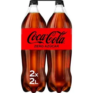 Refresco de cola zero pack botella 2x2 l