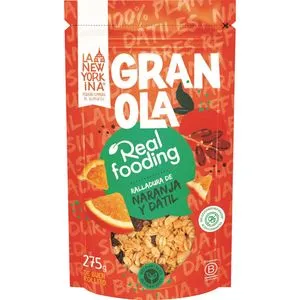 Granola con ralladura de naranja y dátil 275 g