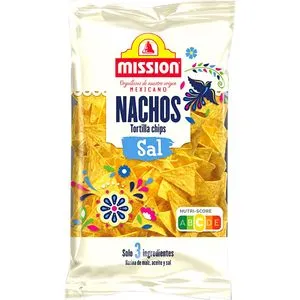 Nachos tortilla mix con sal 200 g