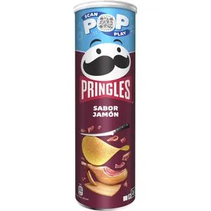 Patatas fritas con sabor a jamón 185 g
