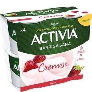 Yogur cremoso sabor fresa 4x115 g
