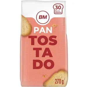 Pan tostado 30 unidades