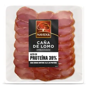 Lomo en lonchas 39% proteína 63g