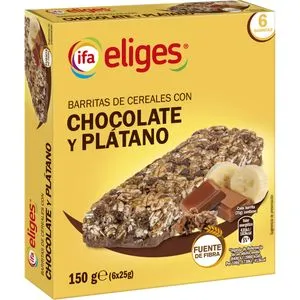 Barritas de cereales 6 unidades