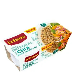 Arroz instántaneo integral con chía 2x125 g