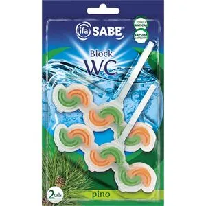 Limpiador WC colgador pino 2 unidades