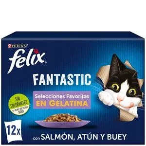 Comida para gatos selección en gelatina 12x85 g