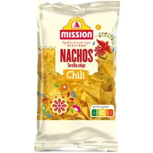 Nachos tortilla chips sabor chili y lima 200 g