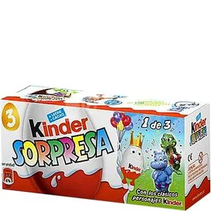 Chocolate huevo sorpresa 3 unidades