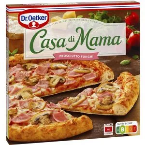 Pizza de jamón y champiñones 315 g