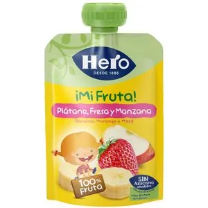 Bolsita de plátano, fresa y manzana 100 g