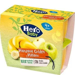 Tarrito de manzana golden y plátano 400 g