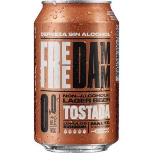 Cerveza tostada 0,0º lata 33 cl