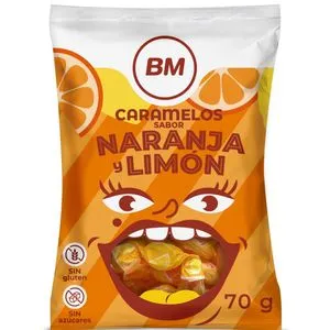 Caramelo de naranja y limón 70 g