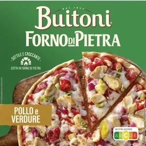 Pizza de pollo y verdura 350 g