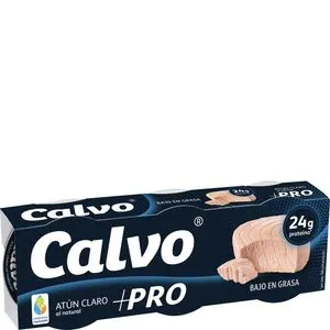 Atún claro al natural 3x65 g