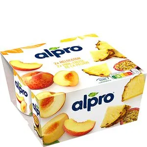 Melocoton piña-fruta de la pasion 4x125 g