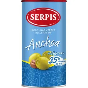 Aceituna rellena de anchoa ligera 350 g