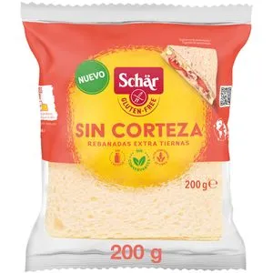 Pan de molde sin gluten sin corteza 200 g