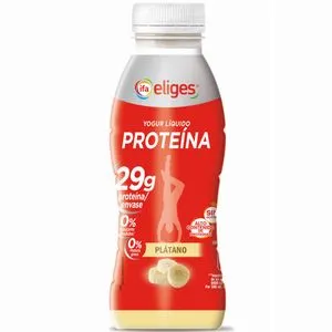 Yogurt líquido protéico sabor plátano 400 g