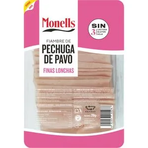 Pechuga de pavo finas lonchas 210 g