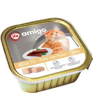 Paté para gatos con pavo 300 g