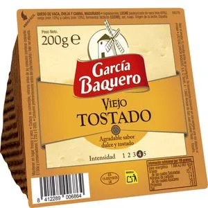 Queso viejo tostado cuña vacio 200 g