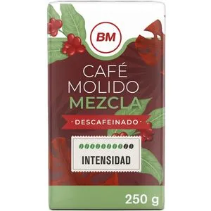 Café molido descafeinado 250 g